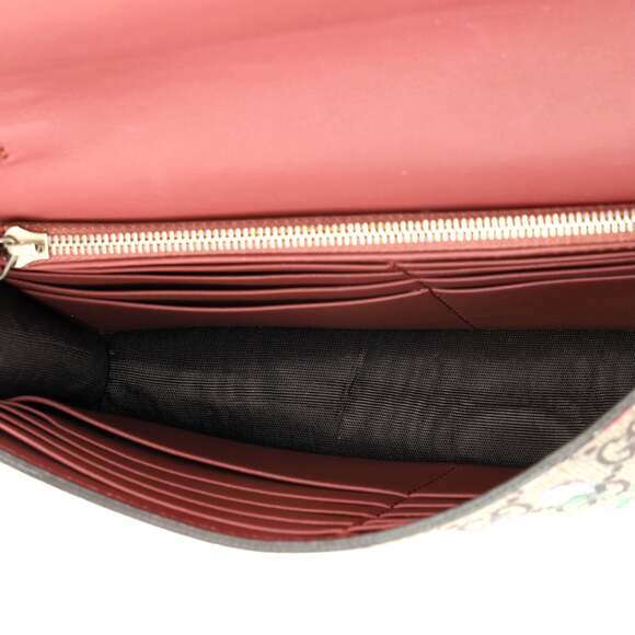 Gucci Chain Wallet Blooms Print Gg #227350G99B - Picture 5 of 6